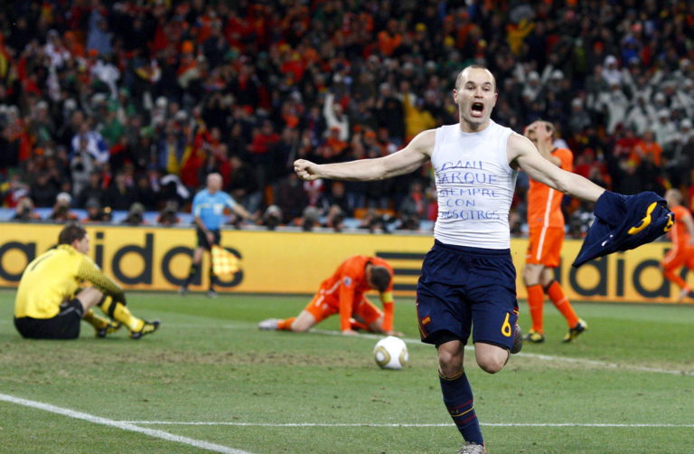 Diez años del grito de Iniesta en Sudáfrica