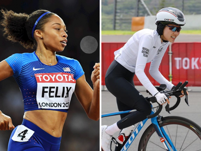 Allyson Felix y Masomah Ali Zada