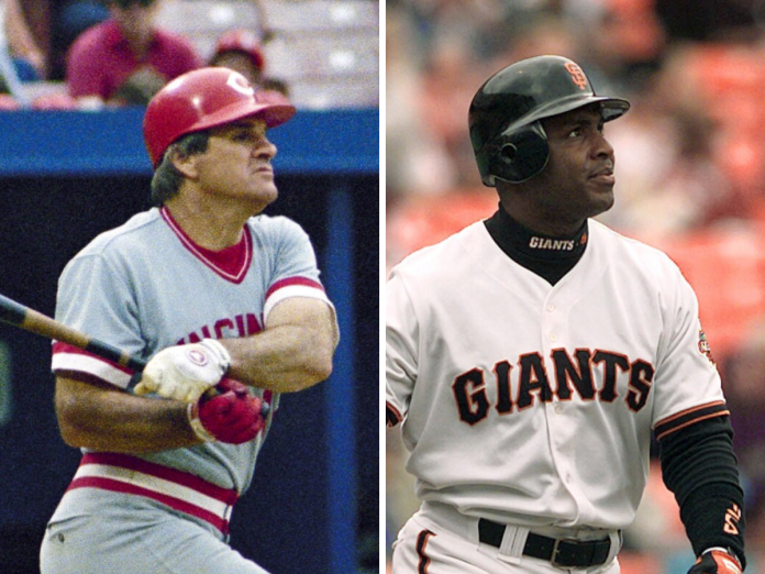 Pete Rose y Barry Bonds Pete Rose y Barry Bonds