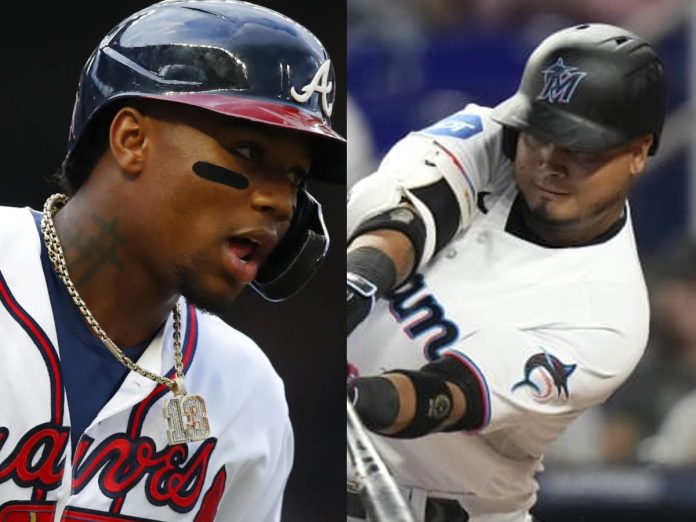 Acuña Arráez Ronald Acuña Jr. y Luis Arráez. (Fotos: Getty Images / MLB)