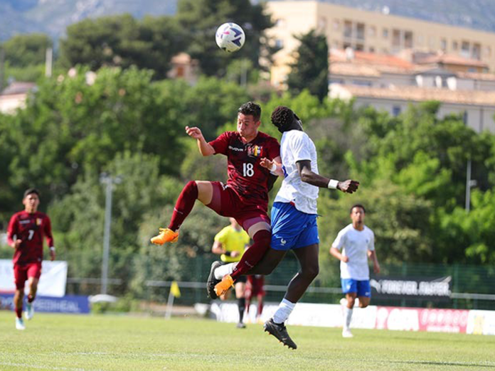 Venezuela-Francia. (Foto: @juvenilesfvf)