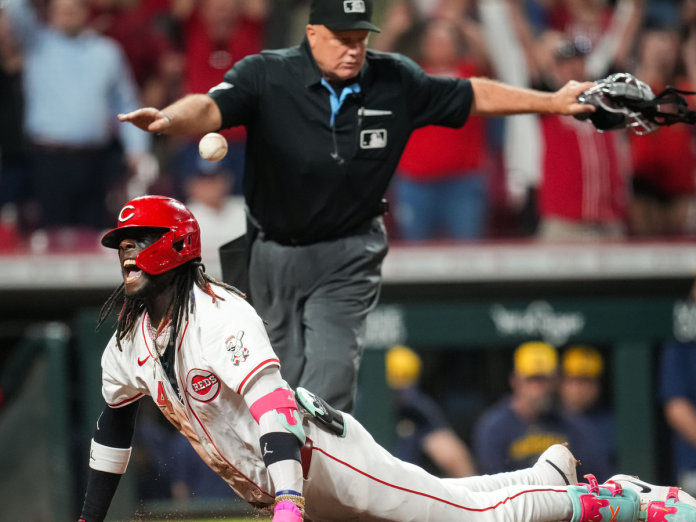 Elly De La Cruz. (Foto: @Reds)
