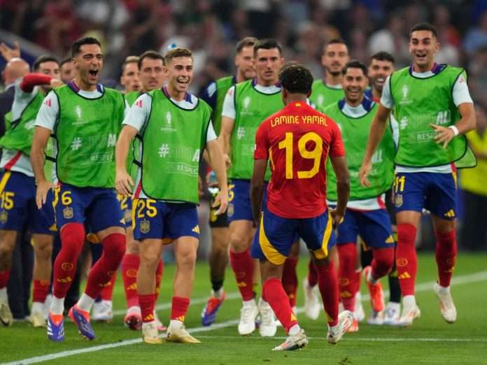 Lamine Yamal con España en la Eurocopa 2024 Lamine Yamal con España en la Eurocopa 2024