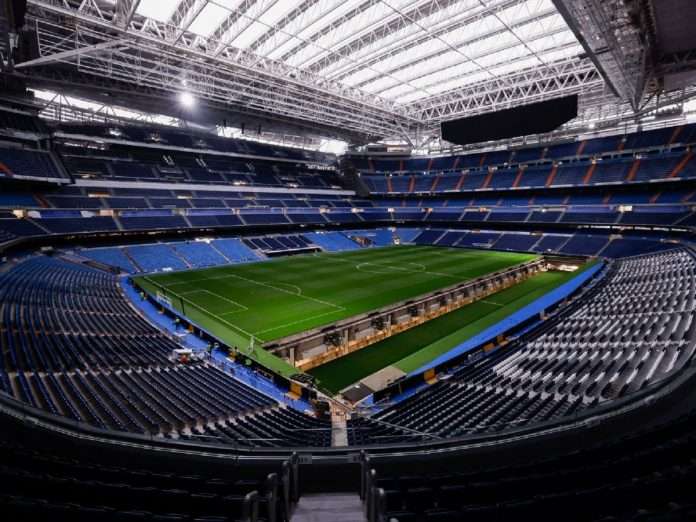 0 Estadio Santiago Bernabéu, casa del Real Madrid - España