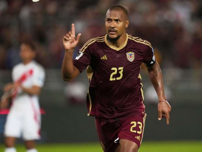 Venezuela - VInotinto - Salomón Rondón (Foto: AP) Venezuela - Vinotinto - Salomón Rondón (Foto: AP)