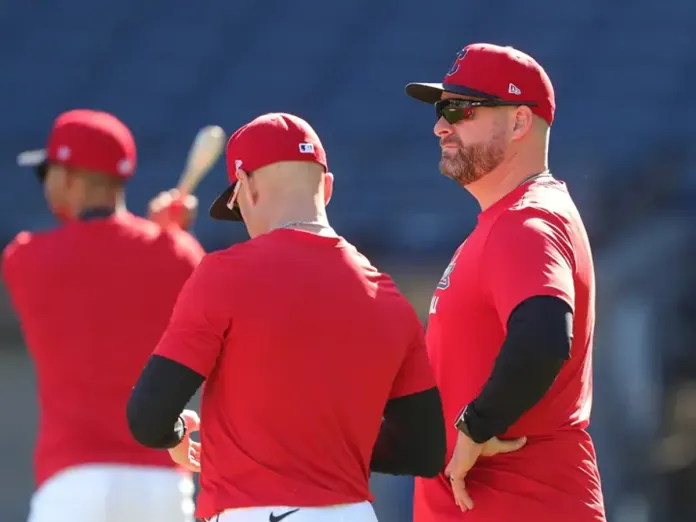 Stephen Vogt. (Foto: Jeff Lange / USA TODAY NETWORK vía Imagn Images) - Guardianes de Cleveland