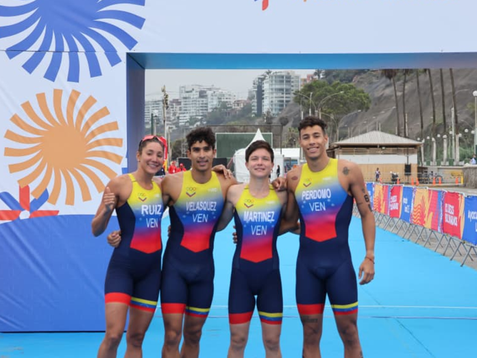 Triatlón mixto Triatlón mixto. (Foto: Mindeporte)