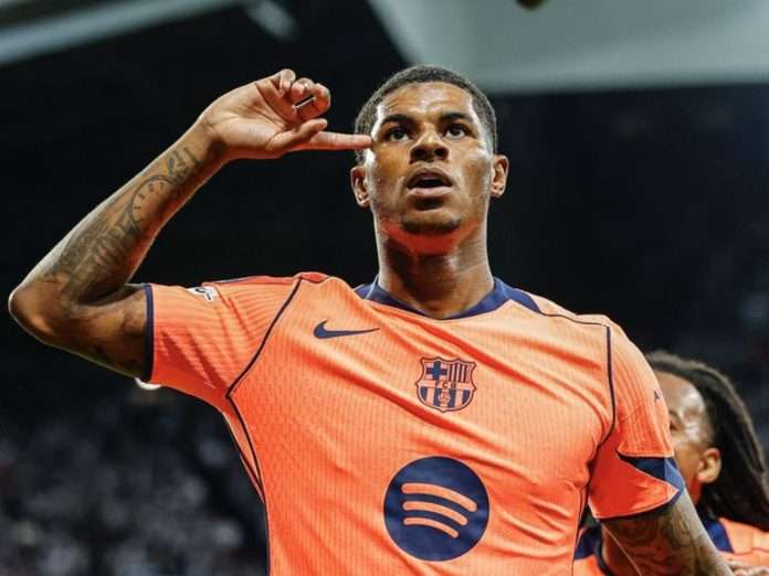 Marcus Rashford con el FC Barcelona Marcus Rashford con el FC Barcelona