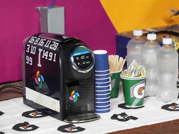 Cafetera de la selección de Italia en el CMB 2026