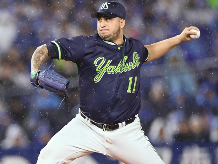 José Quijada. (Foto: Tokyo Yakult Swallows)