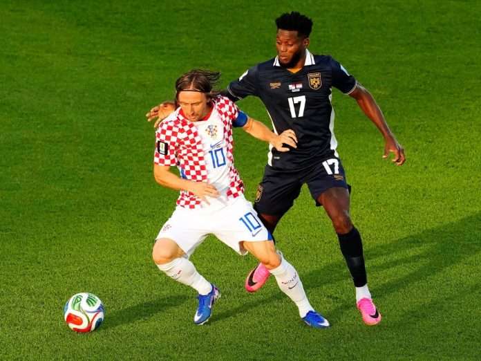 Luka Modric y José Fajardo