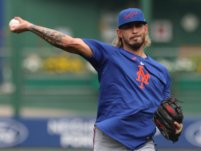 Gabriel Arais con los Mets de Nueva York Gabriel Arais con los Mets de Nueva York