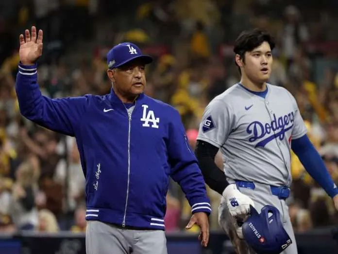 Roberts-Ohtani (Foto: Los Dodgers)